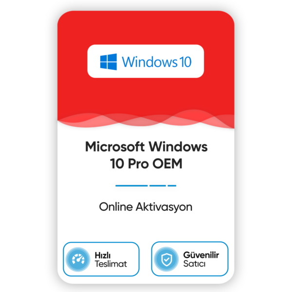 Windows 10 Pro Online Aktivasyon